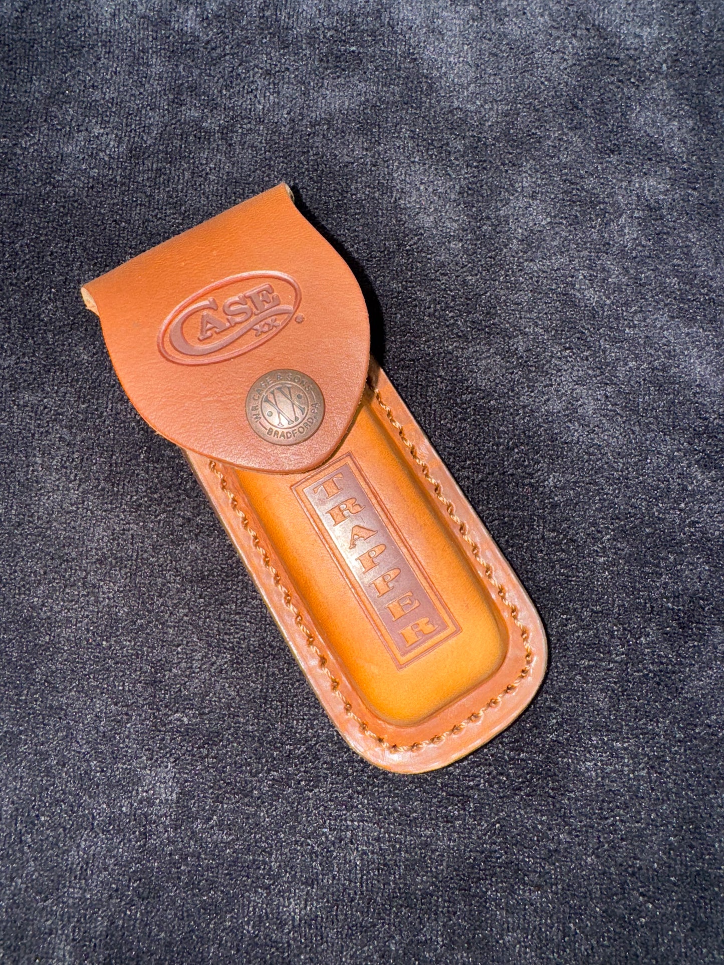 Case Knife Leather Trapper Knife Sheath