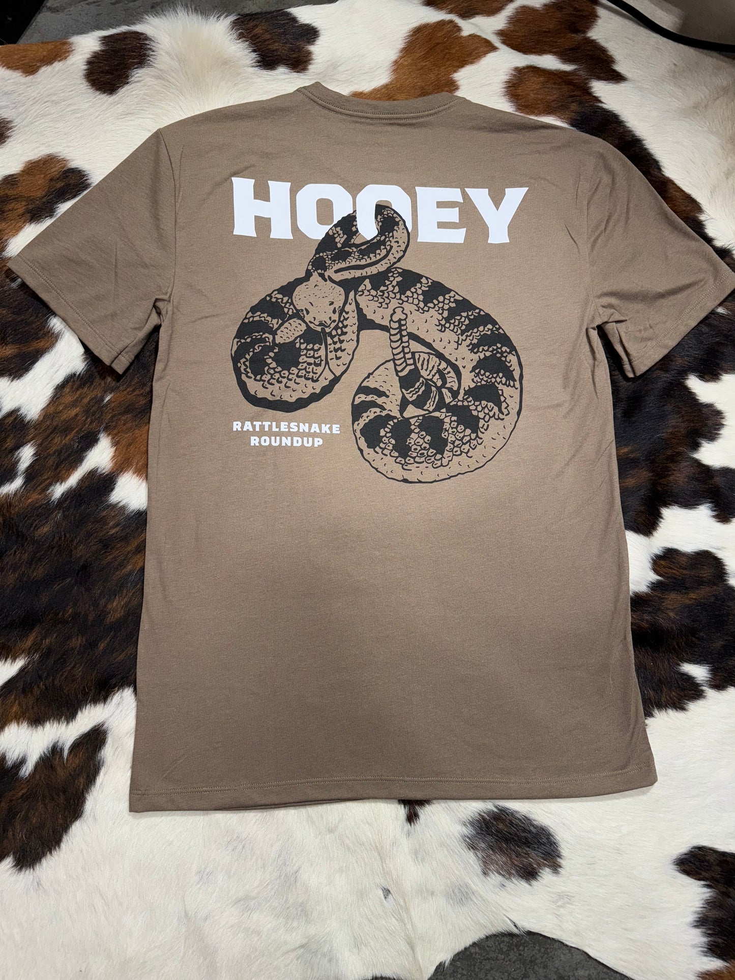 Hooey Men's Brown Rattlesnake Roundup T-Shirt