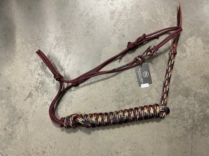 Twisted Knot Halters Rope Halter w/ Easy Off Clip & Lead