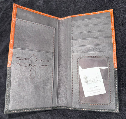 Justin Basketweave Rodeo Wallet