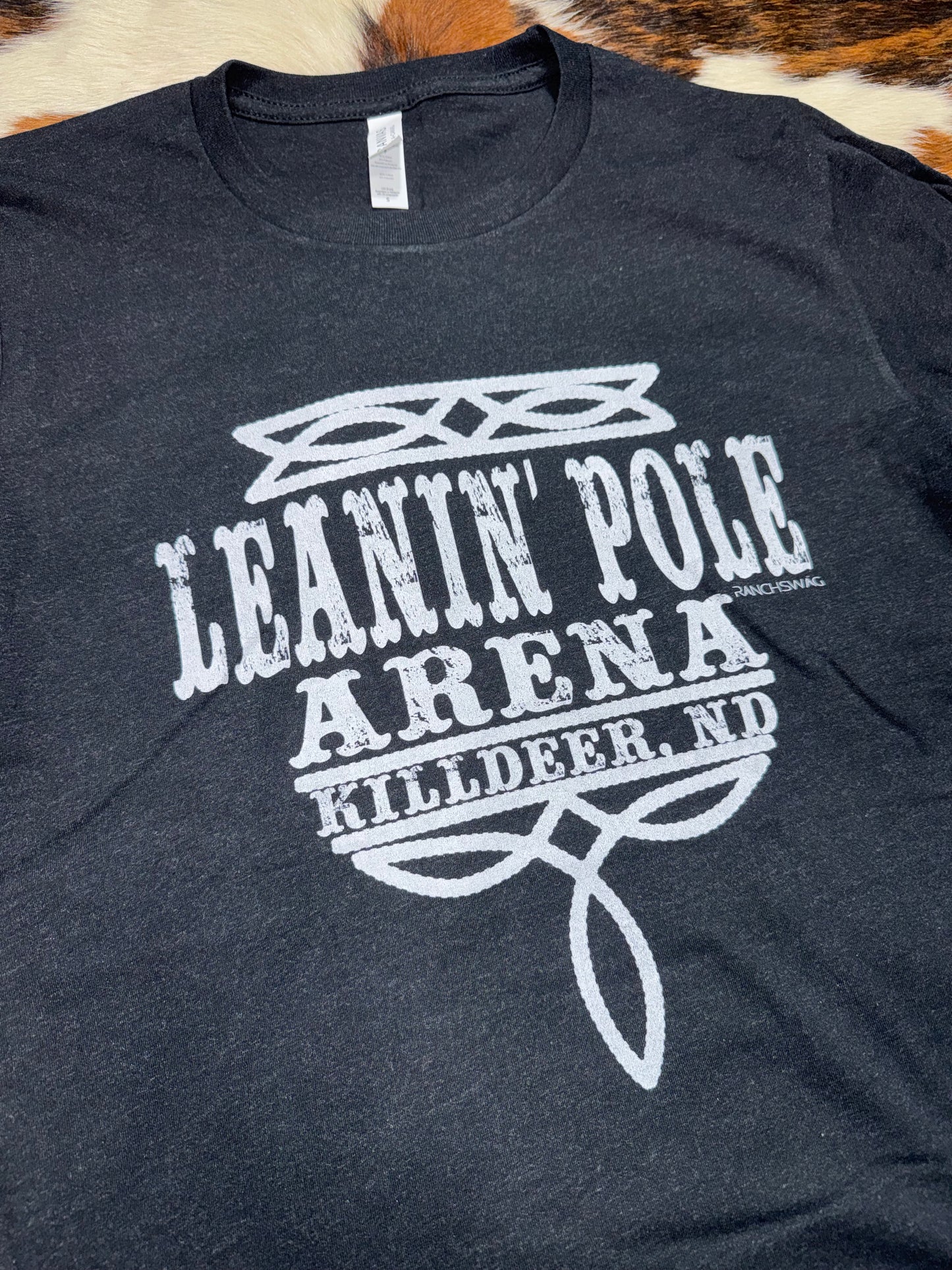 Leanin' Pole Women's Boot Stitch Graphic T-Shirt