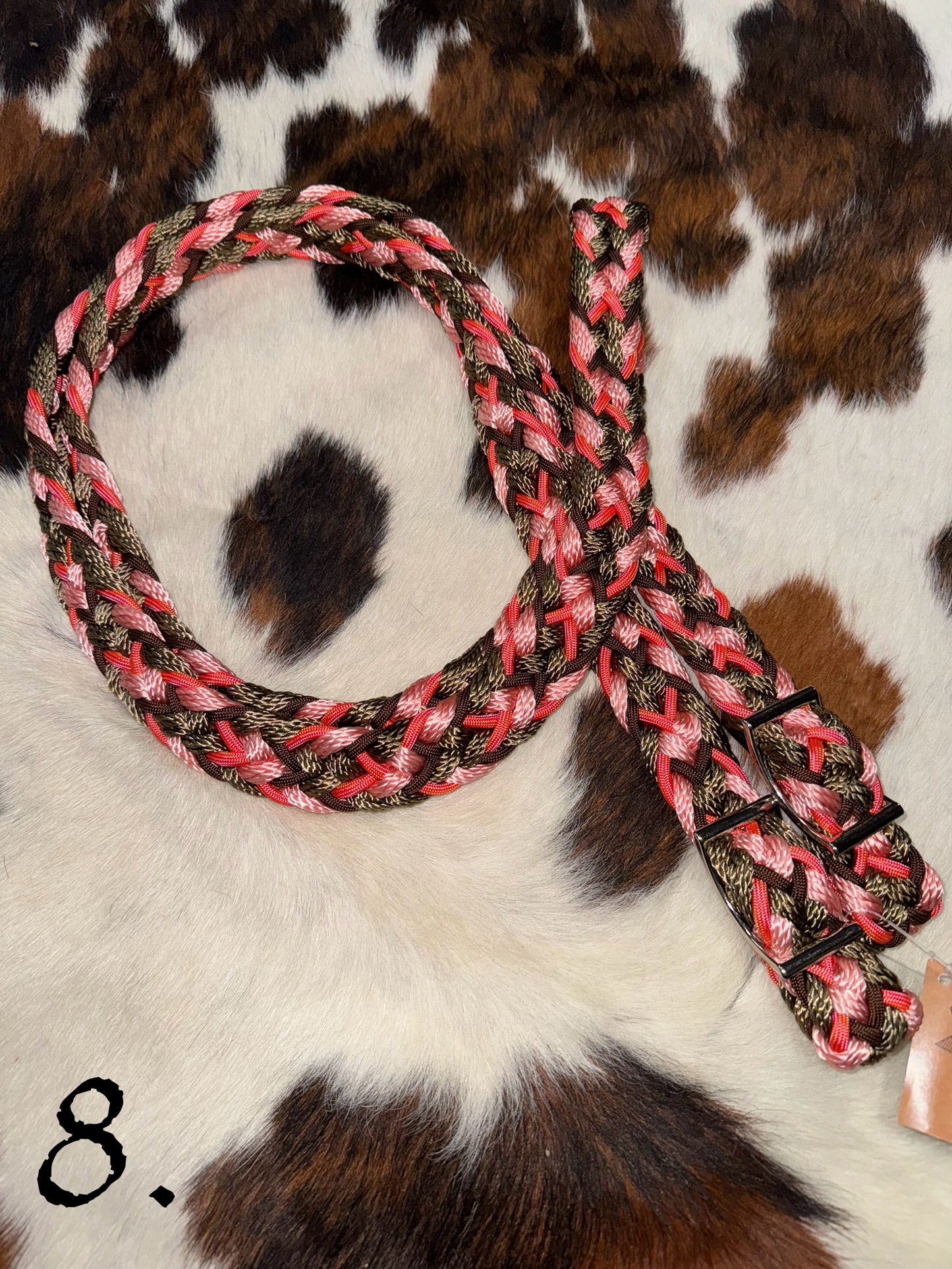 Gale Beebe 9 Strand Barrel Rein