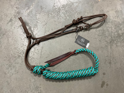 Twisted Knot Halters Rope Halter w/ Easy Off Clip & Lead