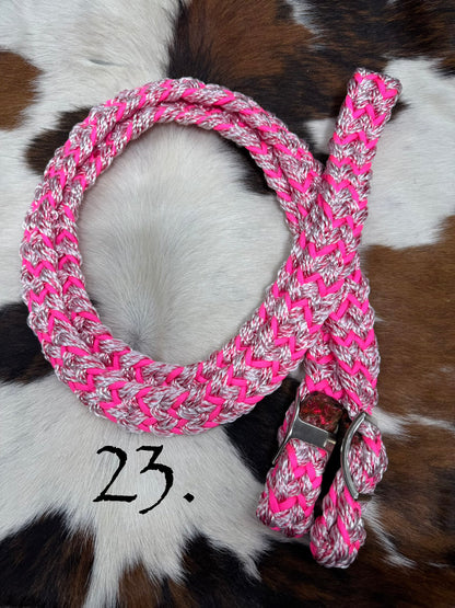 Gale Beebe 9 Strand Barrel Rein