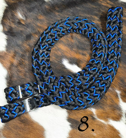 Gale Beebe 9 Strand Barrel Rein