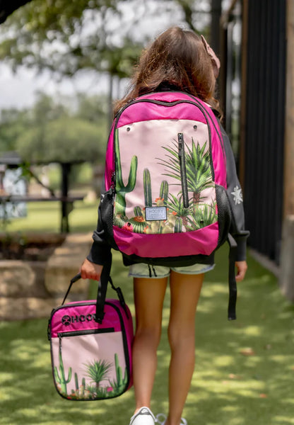 Hooey Rockstar Pink w/ Cactus Backpack