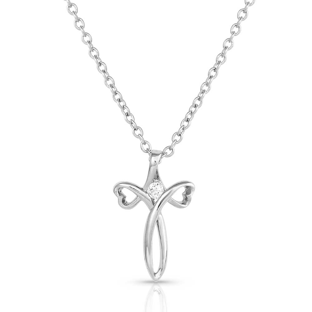 Montana Silversmith Love Between Faith Cross Necklace