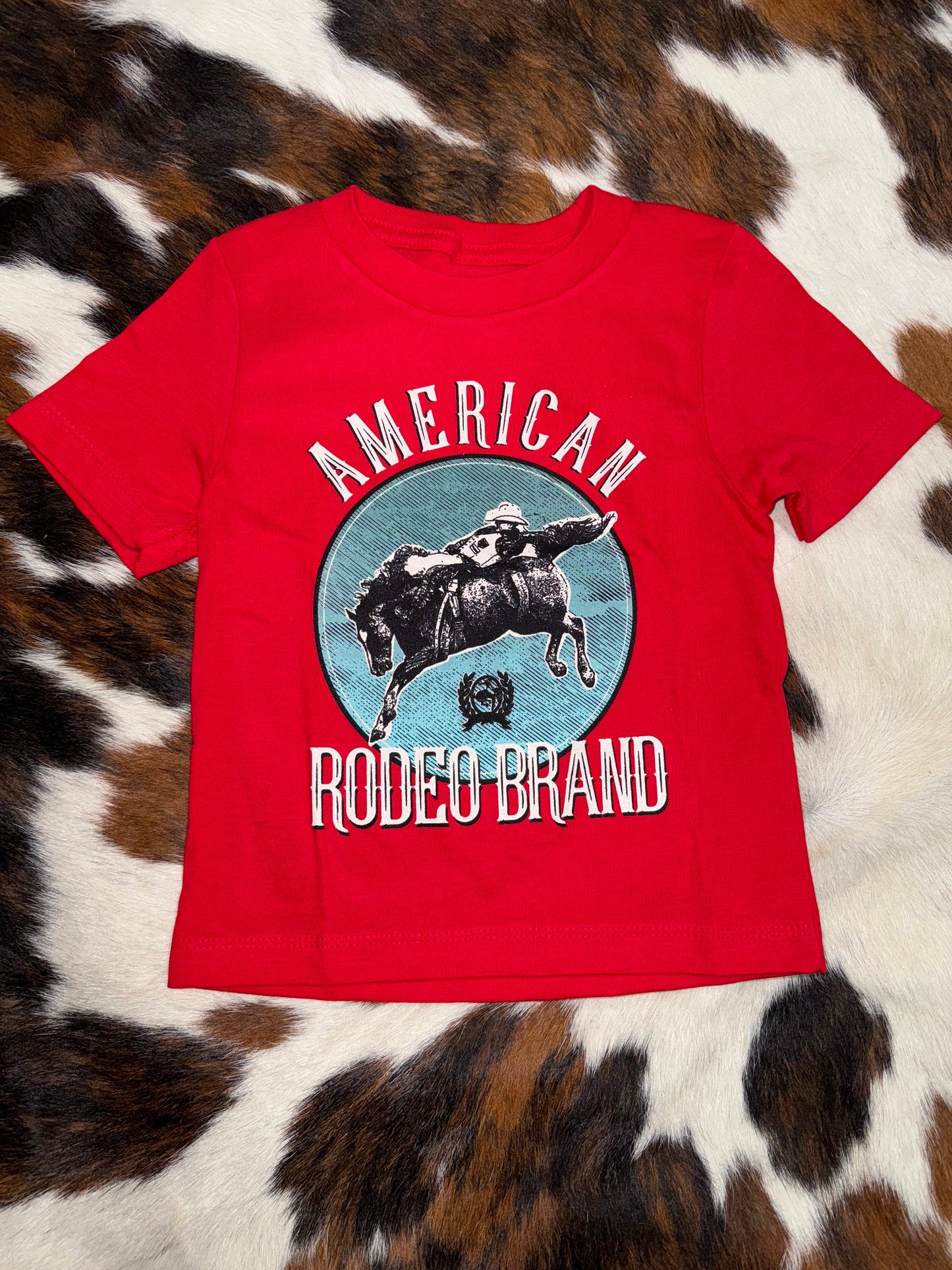 Cinch Boy's Toddler Red American Rodeo T-Shirt