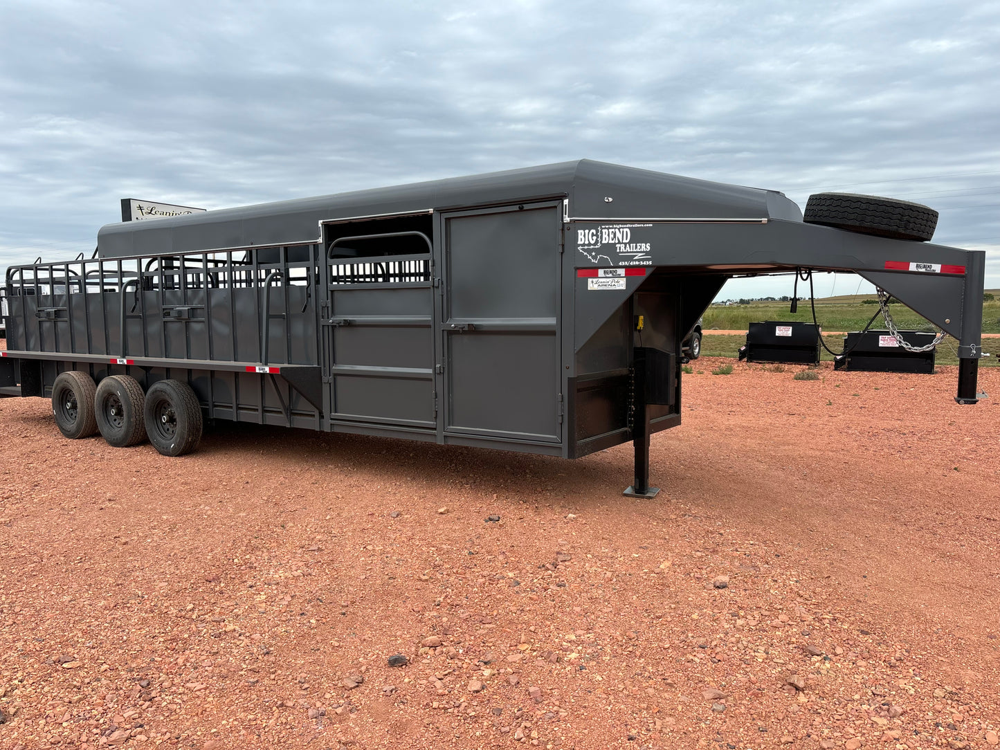 2024 Big Bend Half Top 28' Stock Trailer