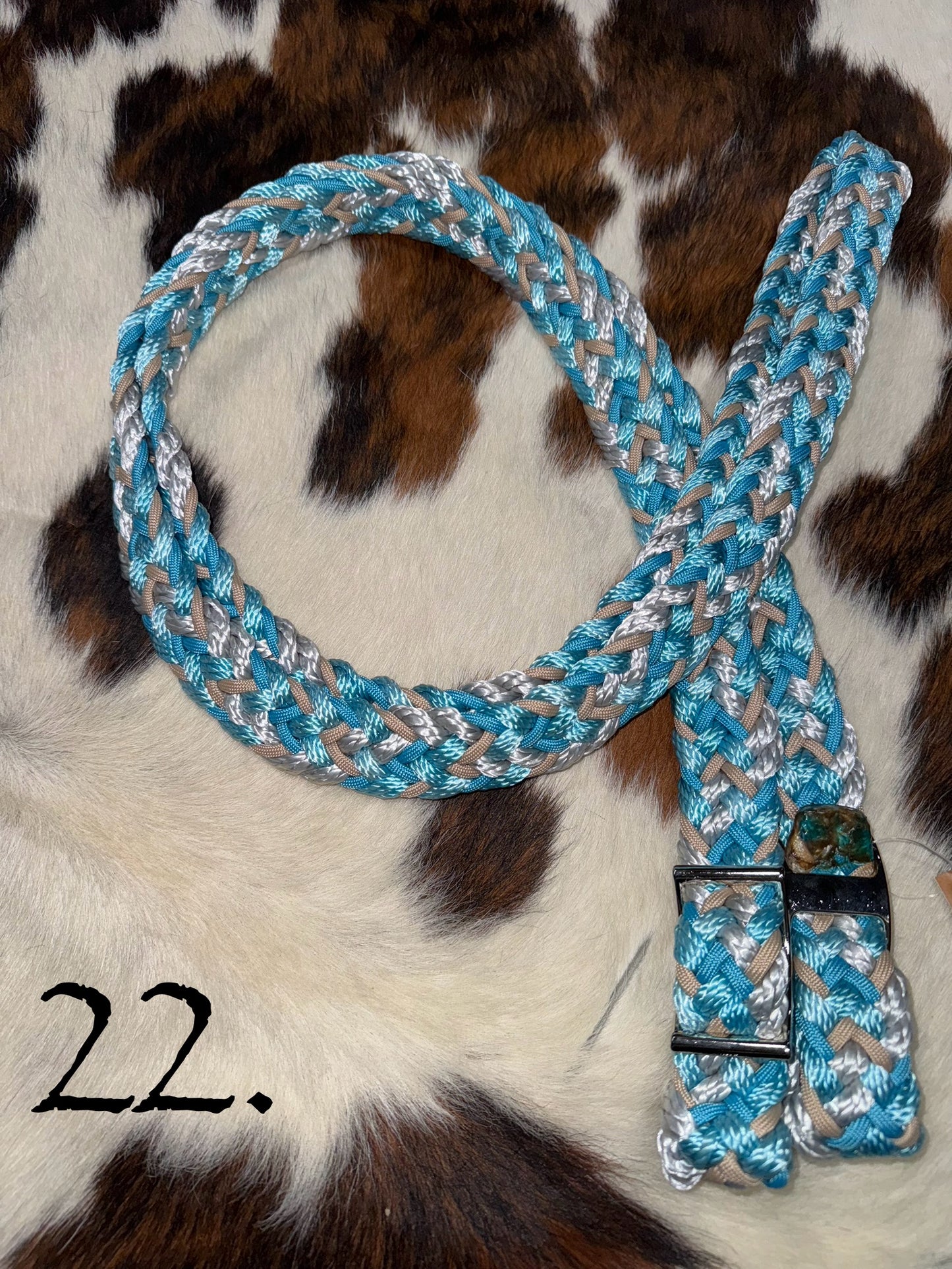 Gale Beebe 9 Strand Barrel Rein