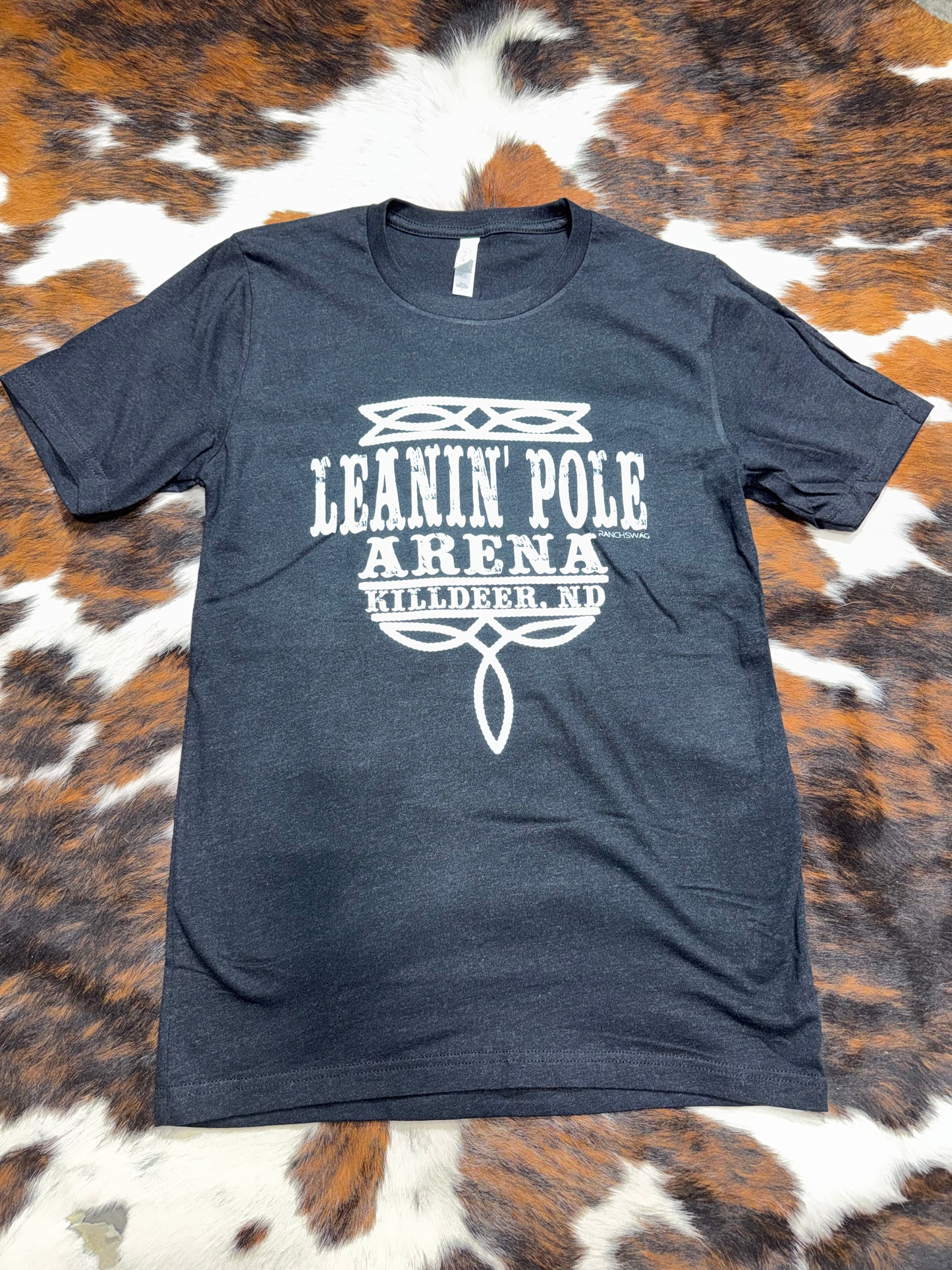 Leanin' Pole Women's Boot Stitch Graphic T-Shirt