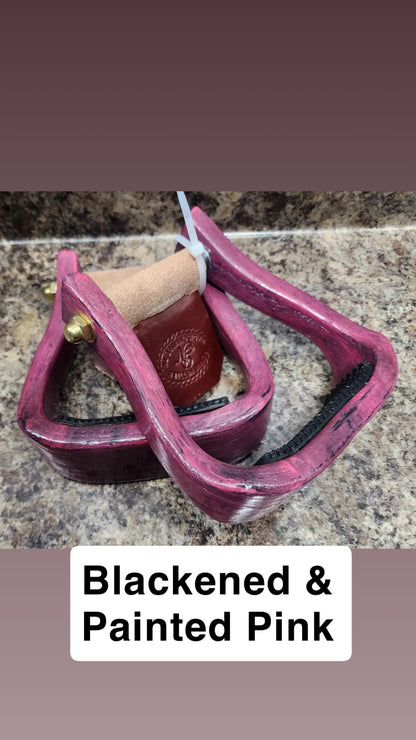 Nettles Stirrups "The Barrel Racer" - Petite 2"