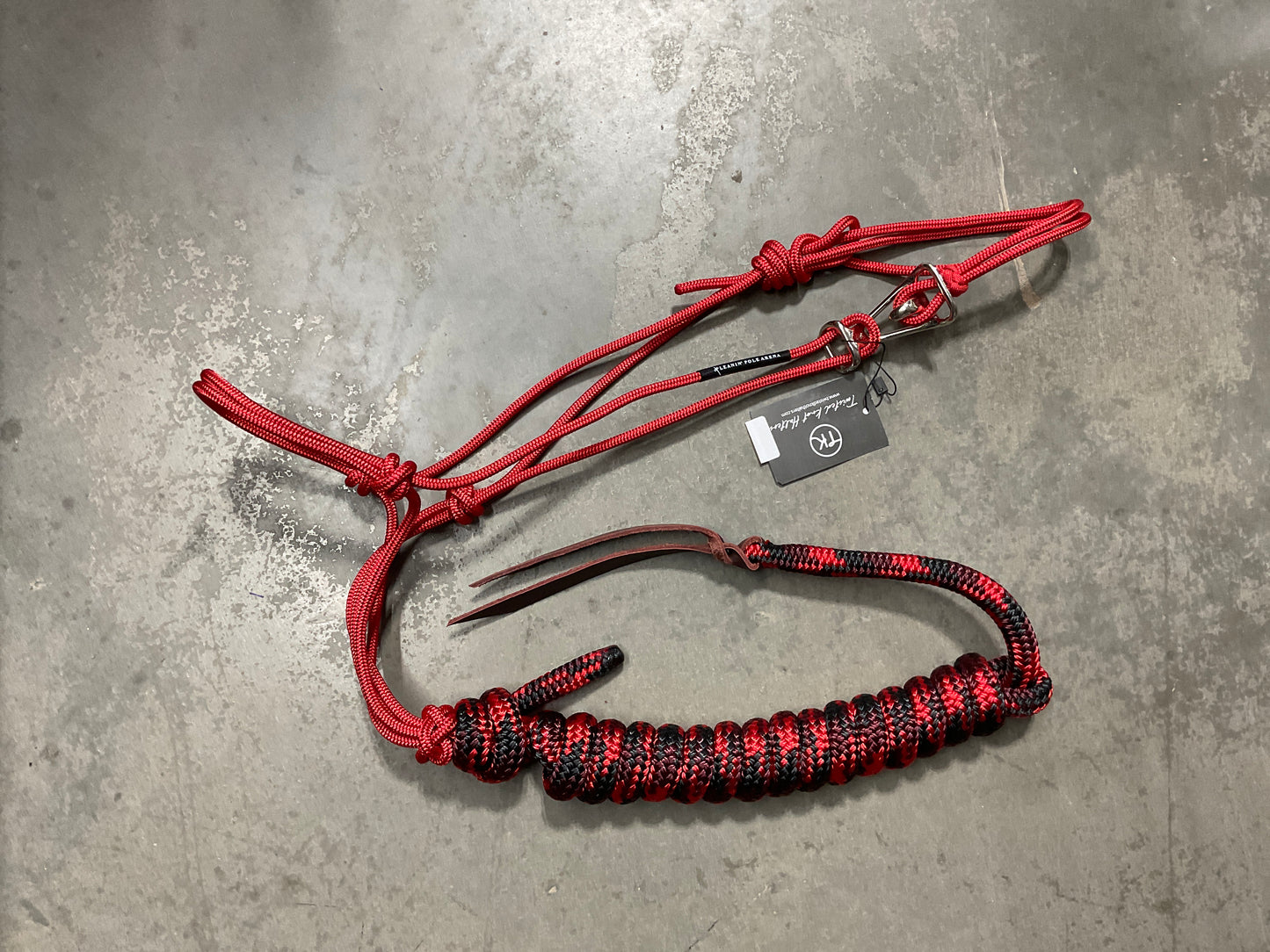 Twisted Knot Halters Rope Halter w/ Easy Off Clip & Lead