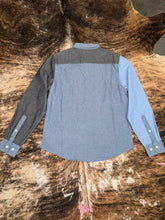 Load image into Gallery viewer, Kimes Ranch Men&#39;s Bryson Color Blocked Chambray Western Shirt
