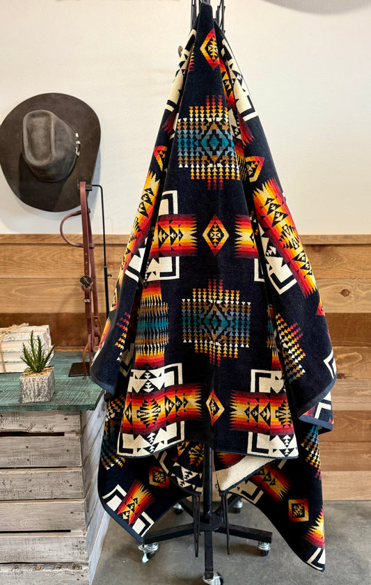 Pendleton Chief Joseph Black Spa Towel