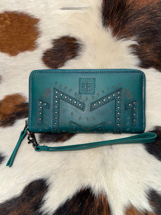 STS Wayfarer Turquoise Juniper Bifold Wallet