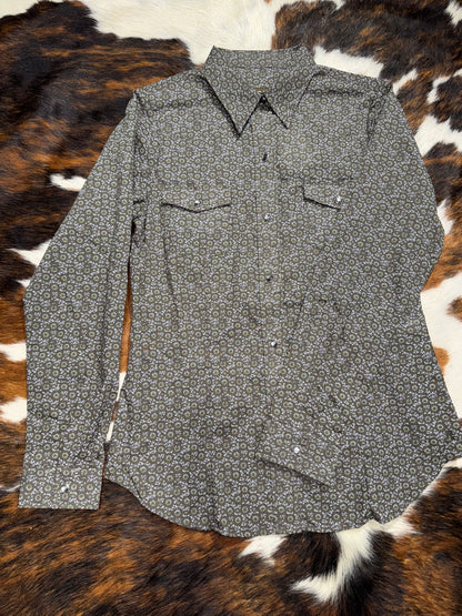 Stetson Women's Olive Floral Western Shirt