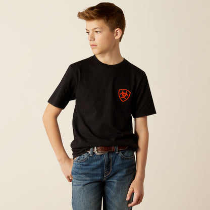 Ariat Boy's Black Outdoor Game T-Shirt