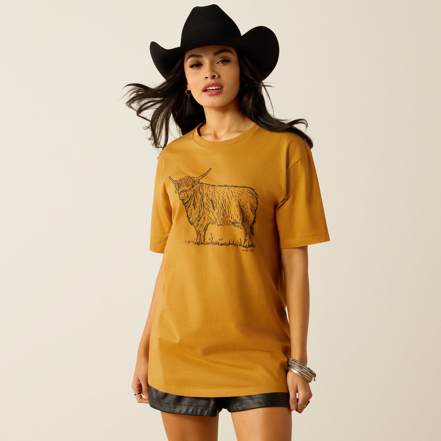 Ariat Women's Harvest Gold Highlander T-Shirt