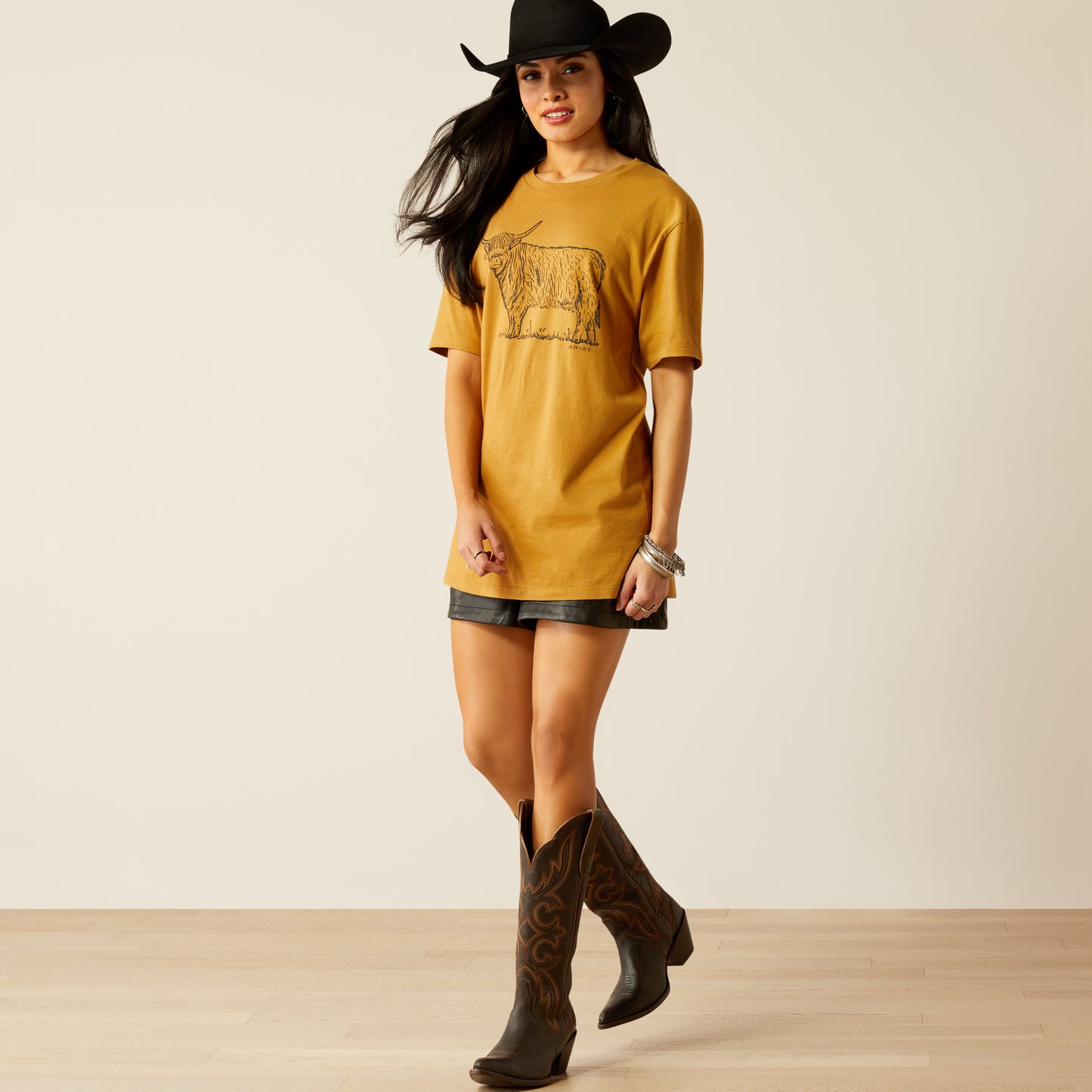 Ariat Women's Harvest Gold Highlander T-Shirt