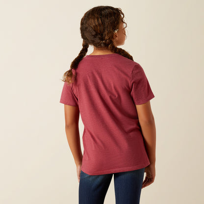 Ariat Girl's Heather Cardinal Grown Wild T-Shirt
