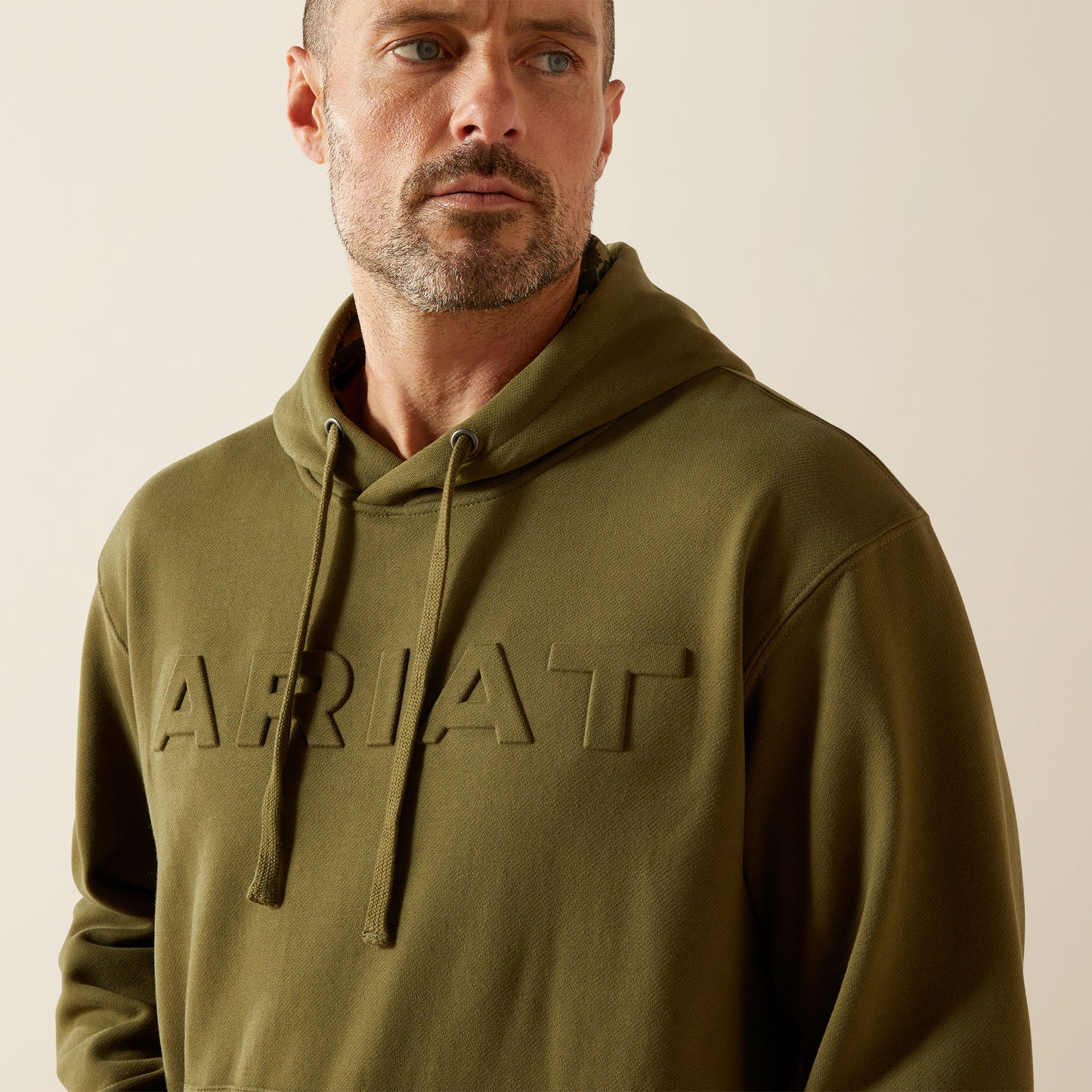 Ariat Men's Big & Tall Winter Moss Embossed Logo Hoodie