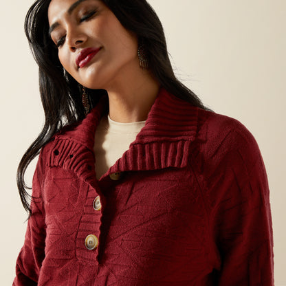 Ariat Women's Cabernet Ornate Pullover Sweater