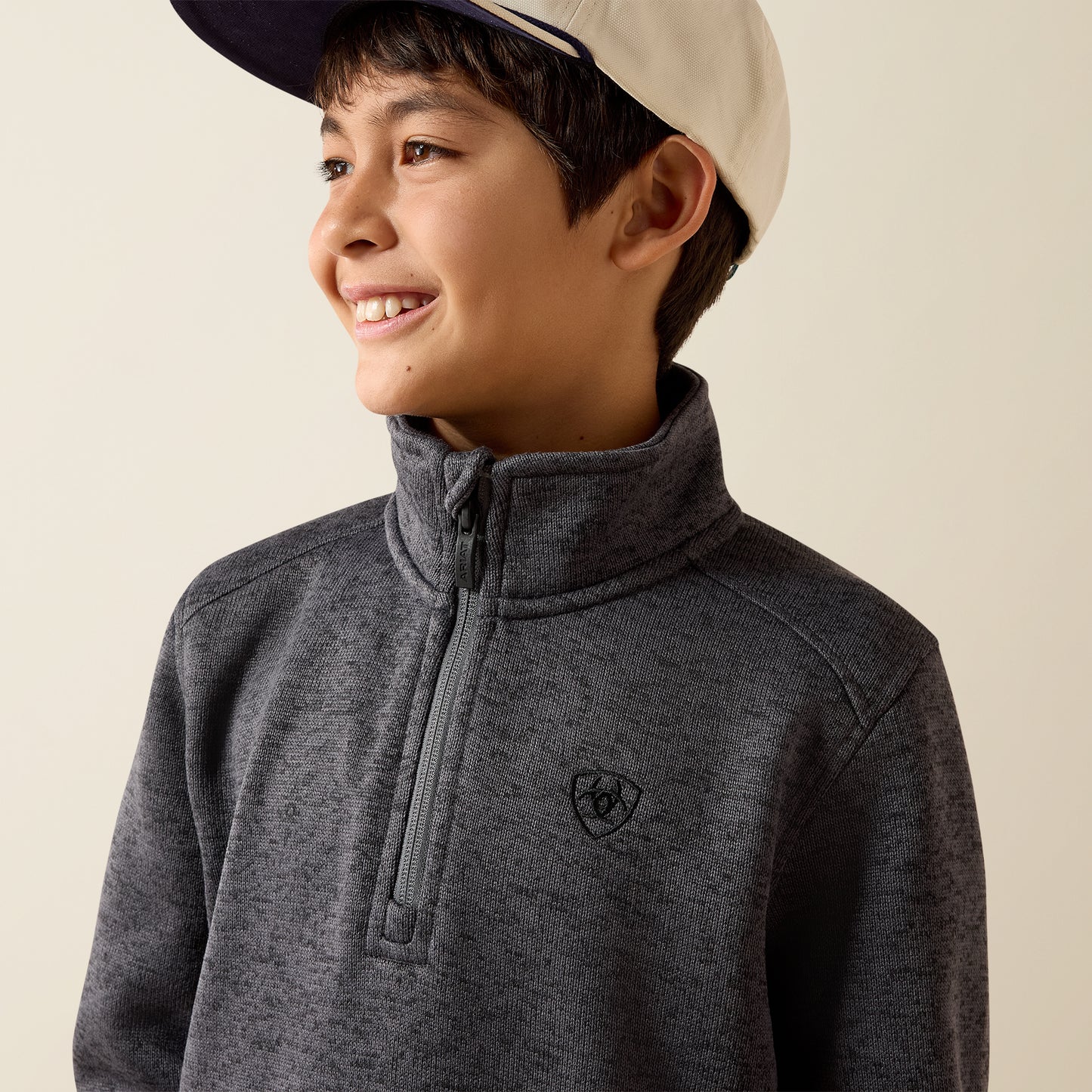 Ariat Boy's Iron Gate Caldwell 1/4 Zip Sweater
