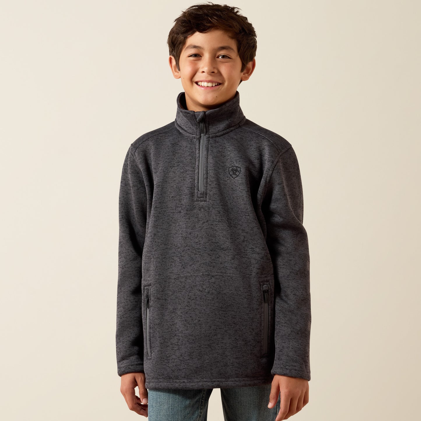 Ariat Boy's Iron Gate Caldwell 1/4 Zip Sweater