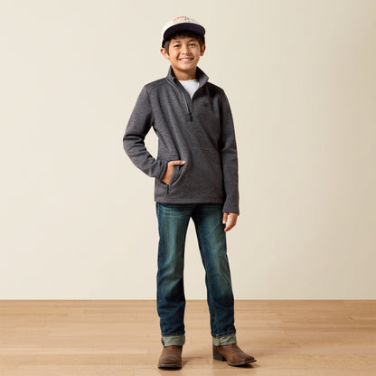 Ariat Boy's Iron Gate Caldwell 1/4 Zip Sweater