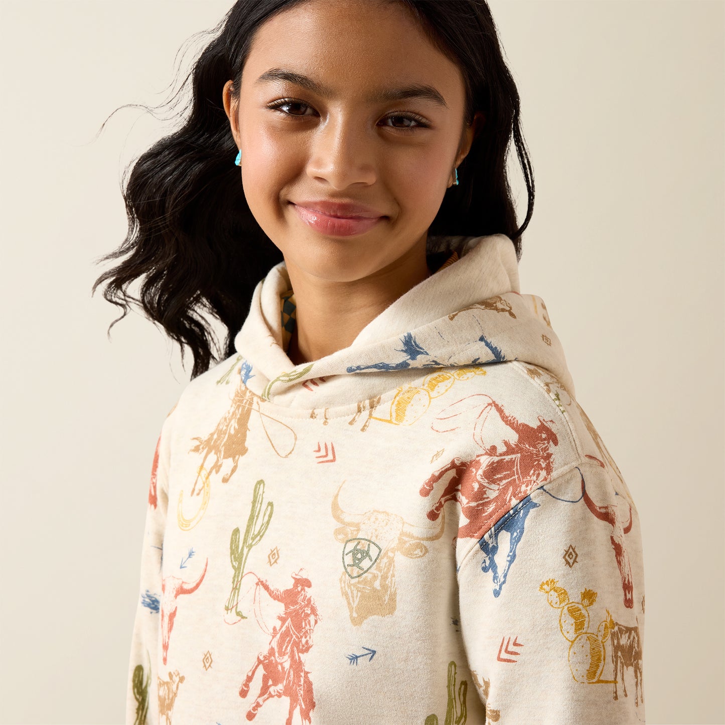 Ariat Girl's Desert Run Ranch Tale Hoodie