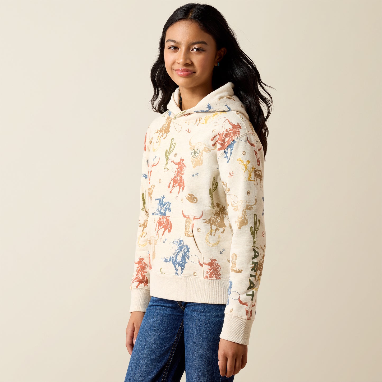 Ariat Girl's Desert Run Ranch Tale Hoodie