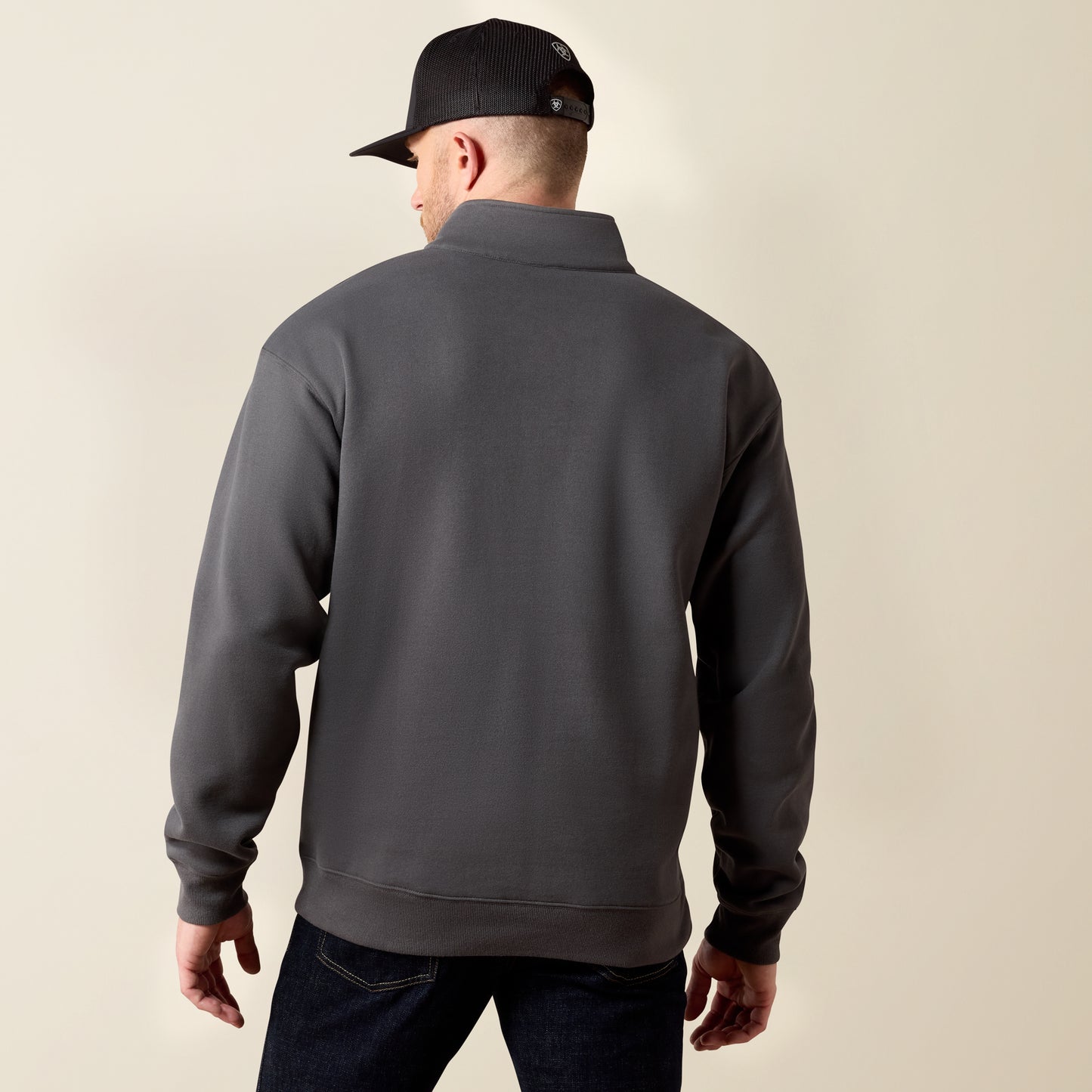 Ariat Men's Dark Shadow Core ¼ Zip Pullover Sweatshirt