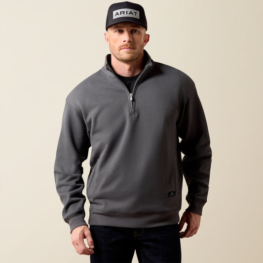 Ariat Men's Dark Shadow Core ¼ Zip Pullover Sweatshirt