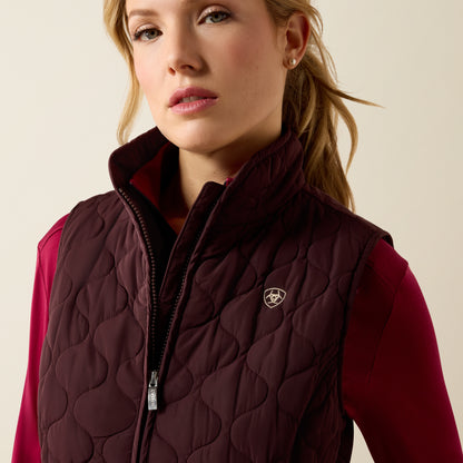 Ariat Women's Chocolate Plum Ashley 2.0 Insulated Vest