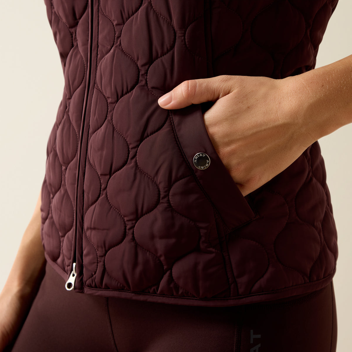 Ariat Women's Chocolate Plum Ashley 2.0 Insulated Vest