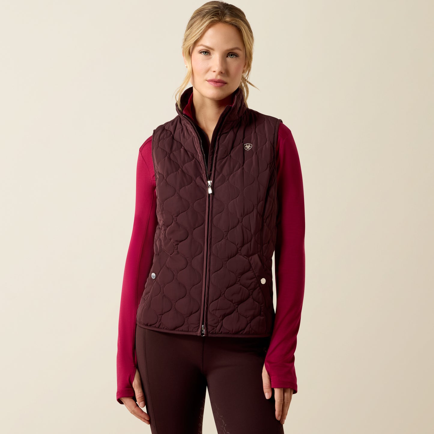 Ariat Women's Chocolate Plum Ashley 2.0 Insulated Vest