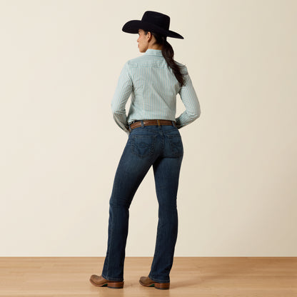 Ariat Women's Mid Rise Pasadena Luisa Bootcut Jean