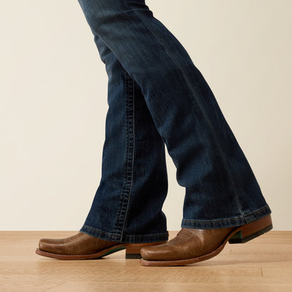 Ariat Women's Mid Rise Pasadena Luisa Bootcut Jean