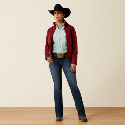 Ariat Women's Mid Rise Pasadena Luisa Bootcut Jean