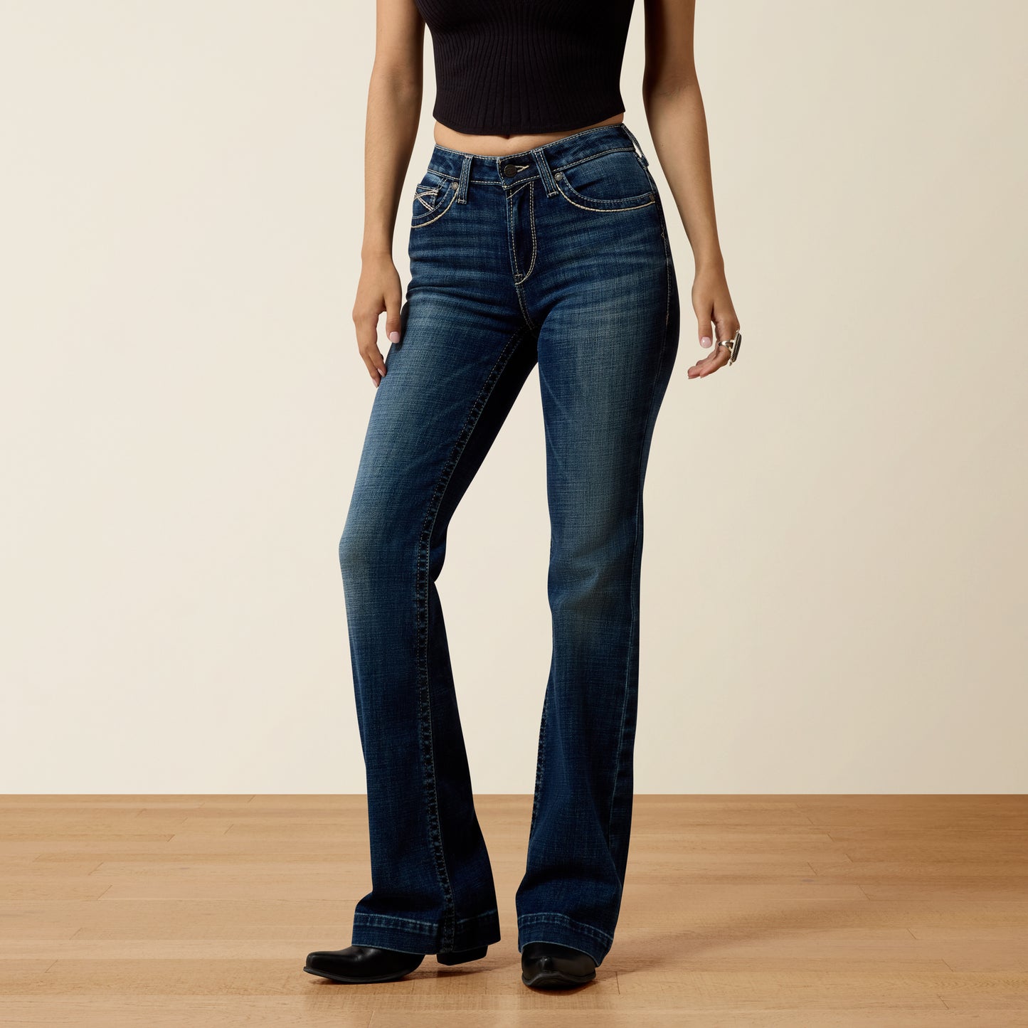 Ariat Women's High Rise Decatur Teresa Slim Trouser Jean