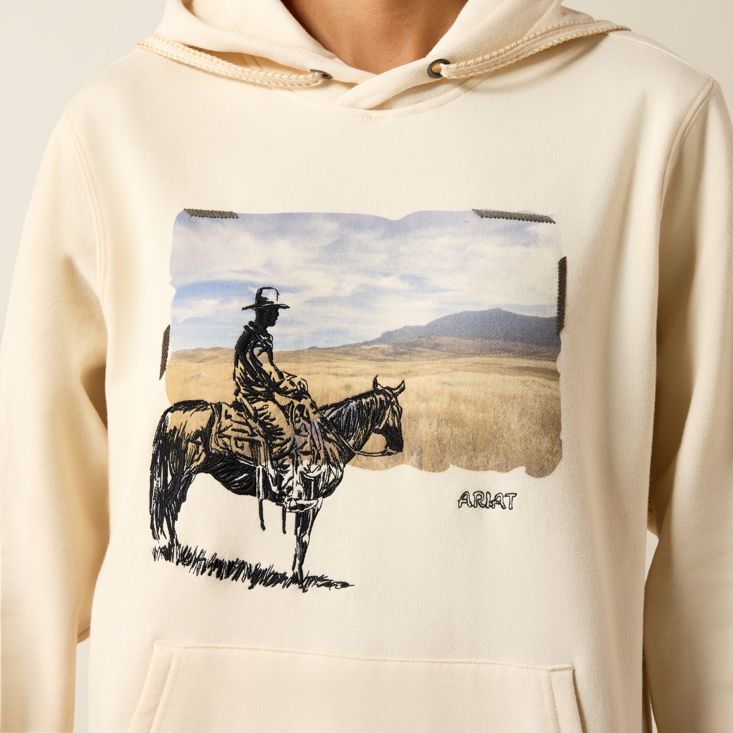 Ariat Women's Parchment Wish You Were Here Hoodie