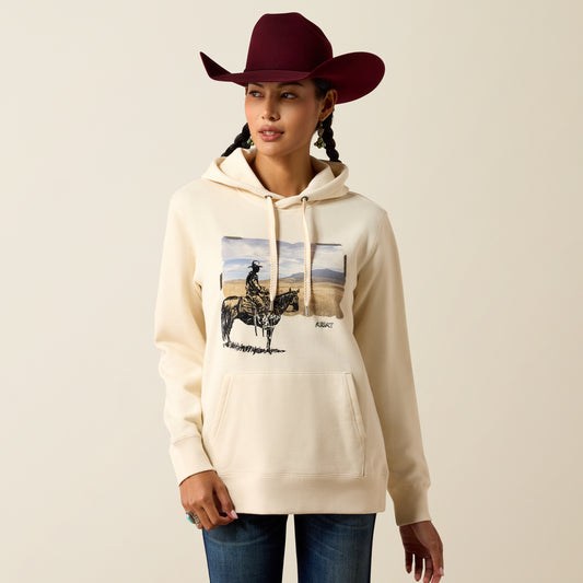 Ariat Women's Parchment Wish You Were Here Hoodie