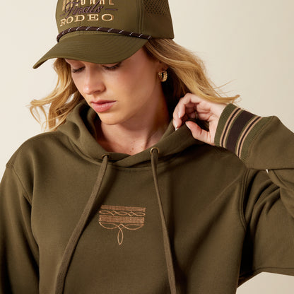 Ariat Women's Ivy Green Threaded Through Hoodie
