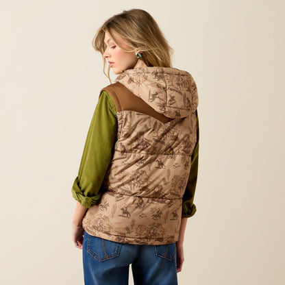 Ariat Women's Retro Rodeo Frontier Puffer Vest