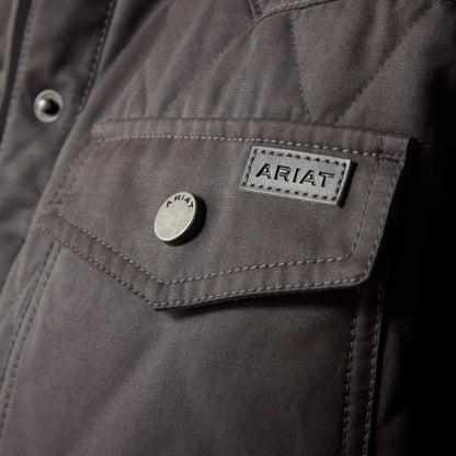 Ariat Women's Carbon Copy Grizzly Quilted Barn Jacket