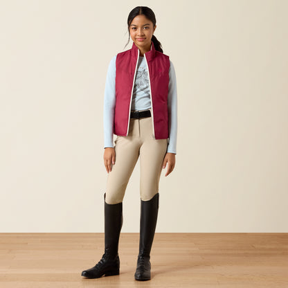 Ariat Girl's Vanilla Ice Horsin' Around Bella Reversible Insulated Vest