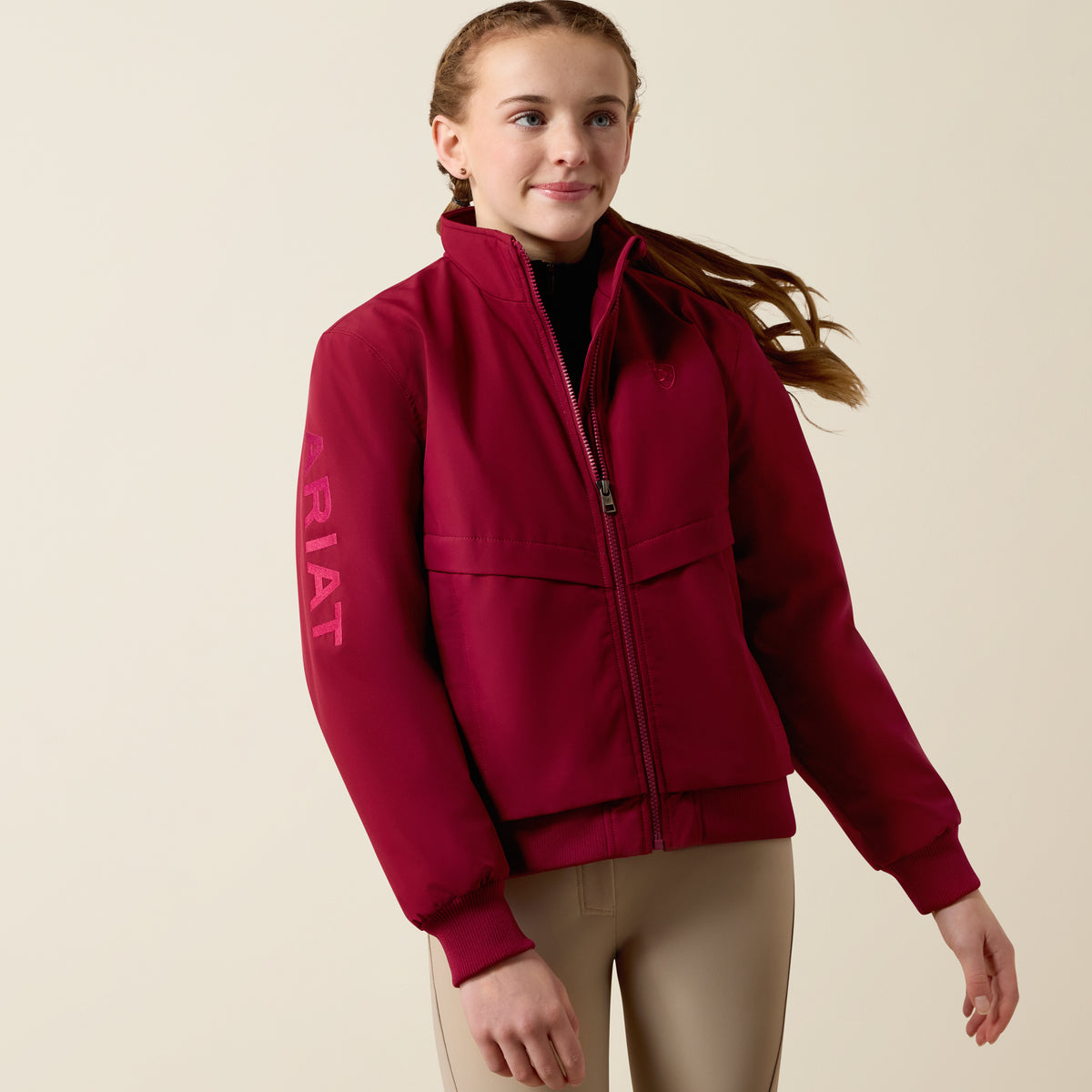 Ariat Girl's Beet Red Stable 2.0 Insulated Jacket
