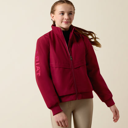 Ariat Girl's Beet Red Stable 2.0 Insulated Jacket