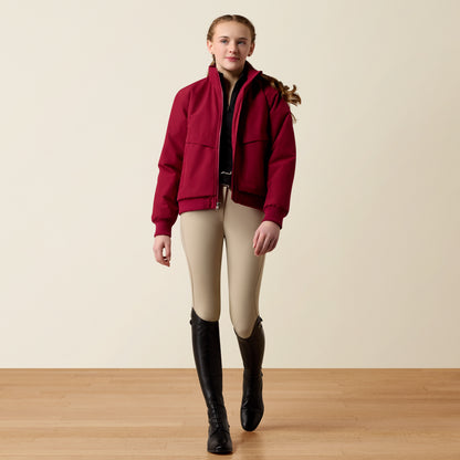 Ariat Girl's Beet Red Stable 2.0 Insulated Jacket